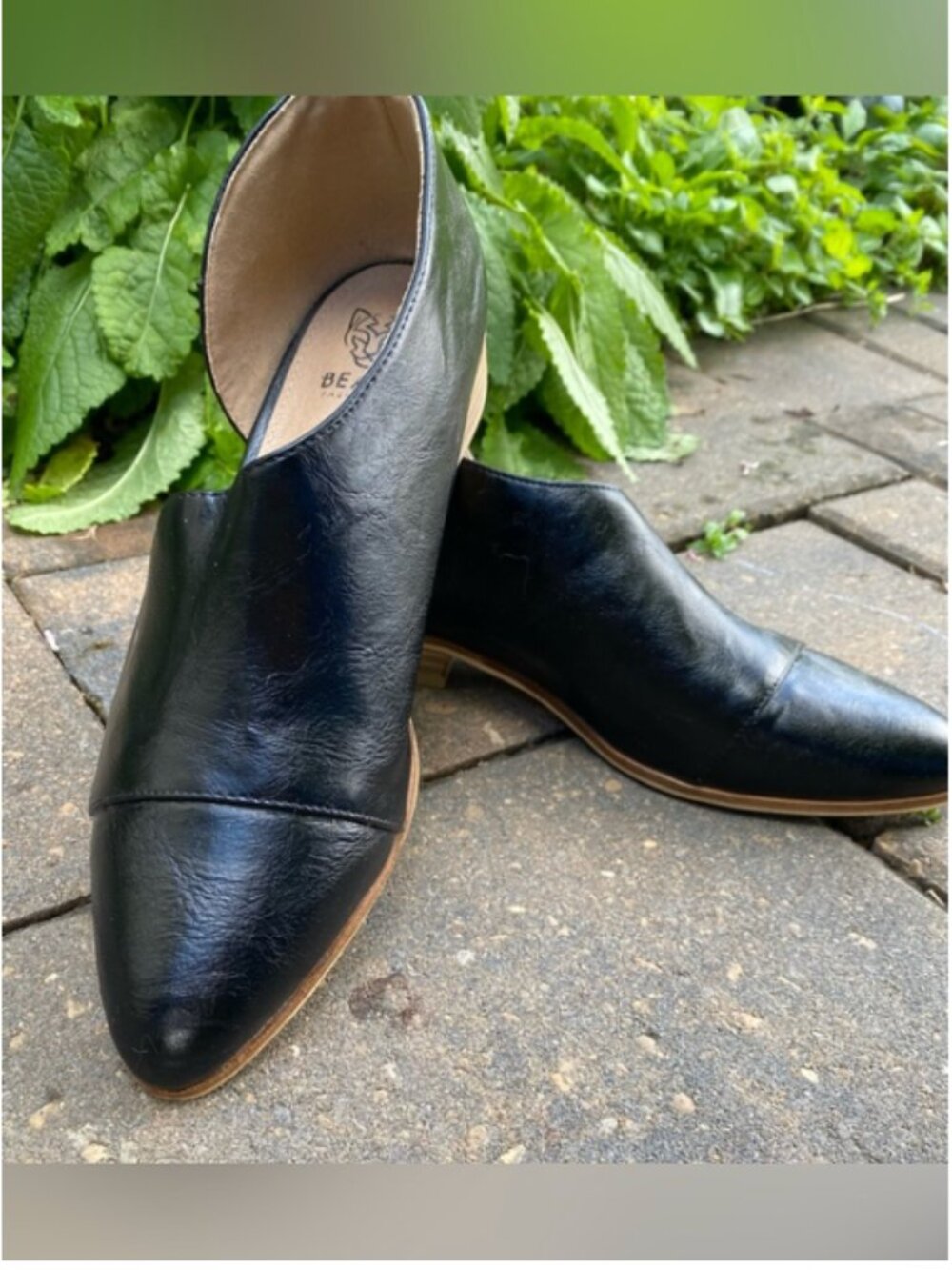 Beast Fashion Pointed-Toe Mules — Black, Size 9 — Summer Sale